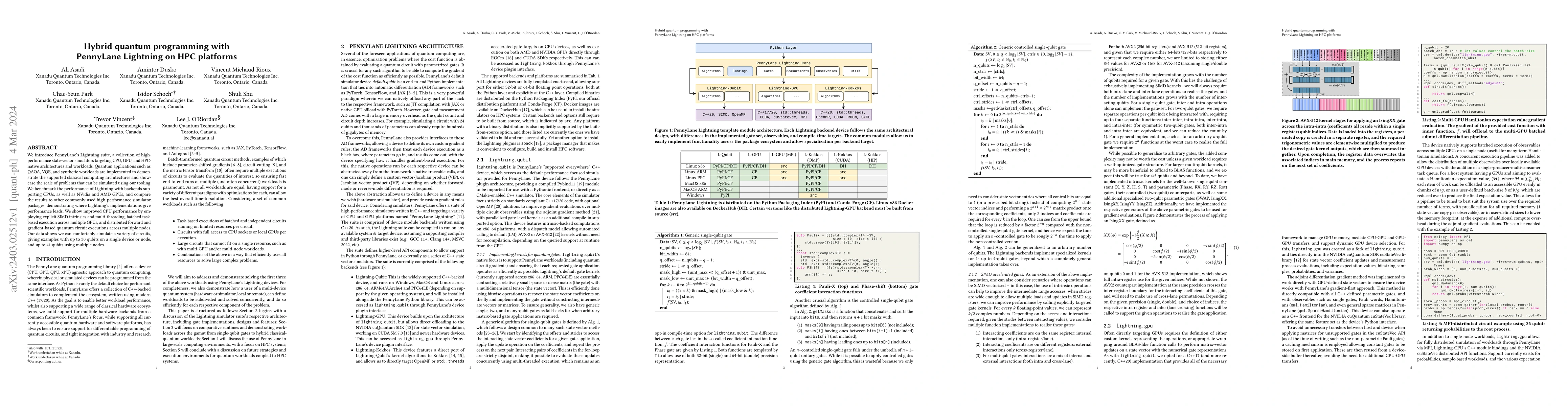 Thumbnail for Hybrid quantum programming with PennyLane Lightning on HPC platforms