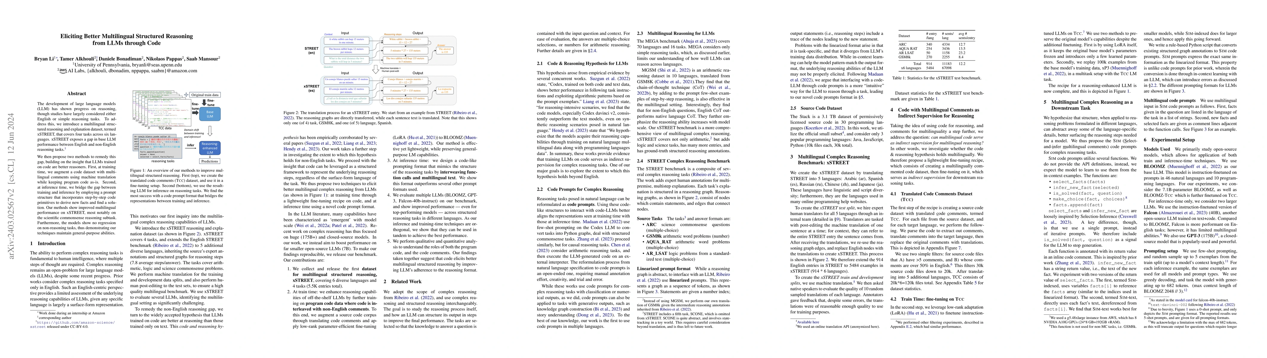 Thumbnail for Eliciting Better Multilingual Structured Reasoning from LLMs through
  Code