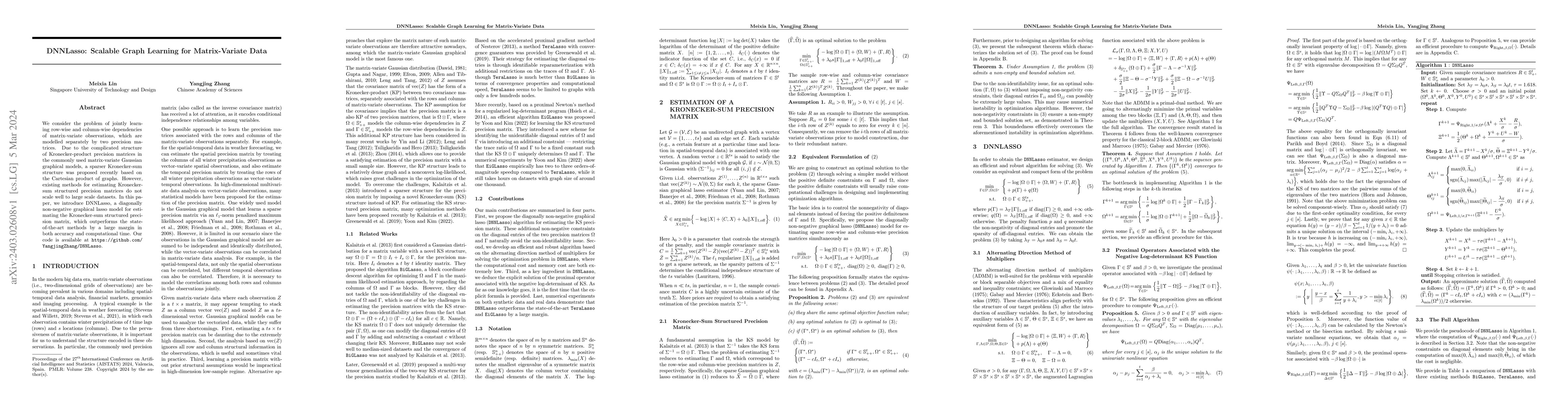 Thumbnail for DNNLasso: Scalable Graph Learning for Matrix-Variate Data