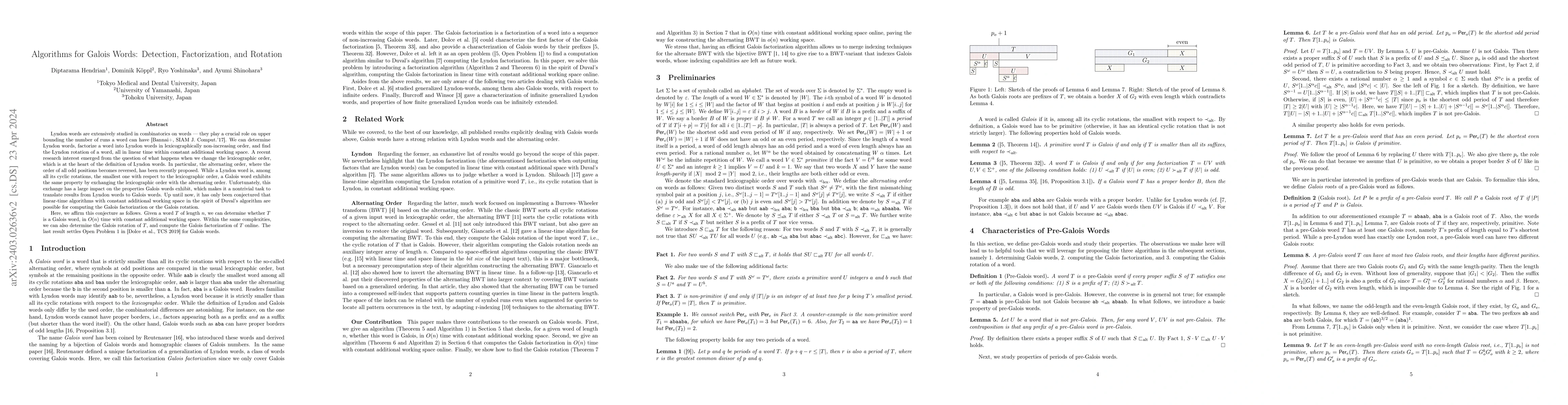 Thumbnail for Algorithms for Galois Words: Detection, Factorization, and Rotation