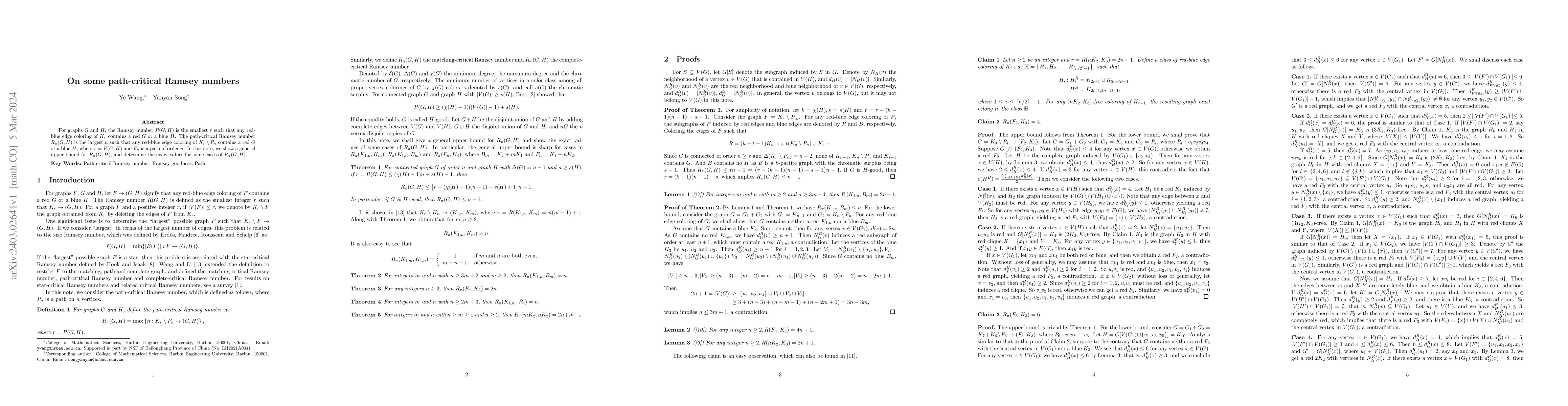 Thumbnail for On some path-critical Ramsey numbers