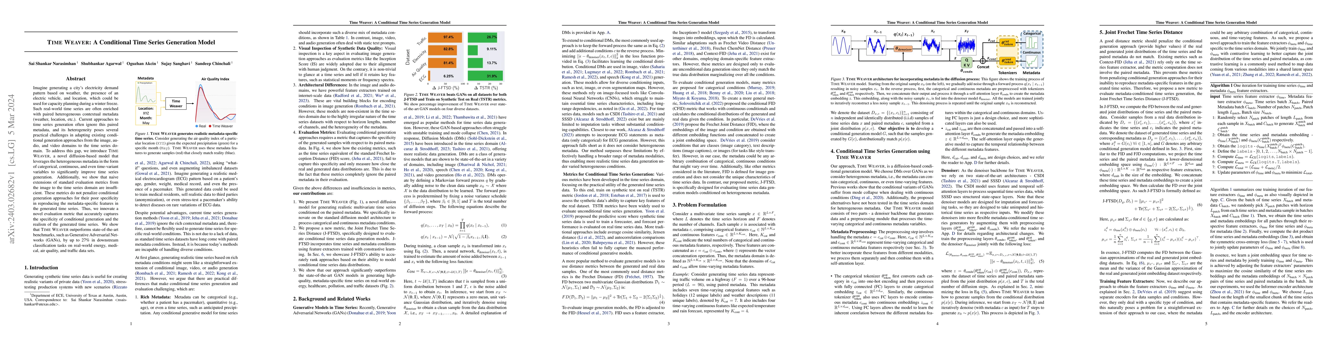 Thumbnail for Time Weaver: A Conditional Time Series Generation Model