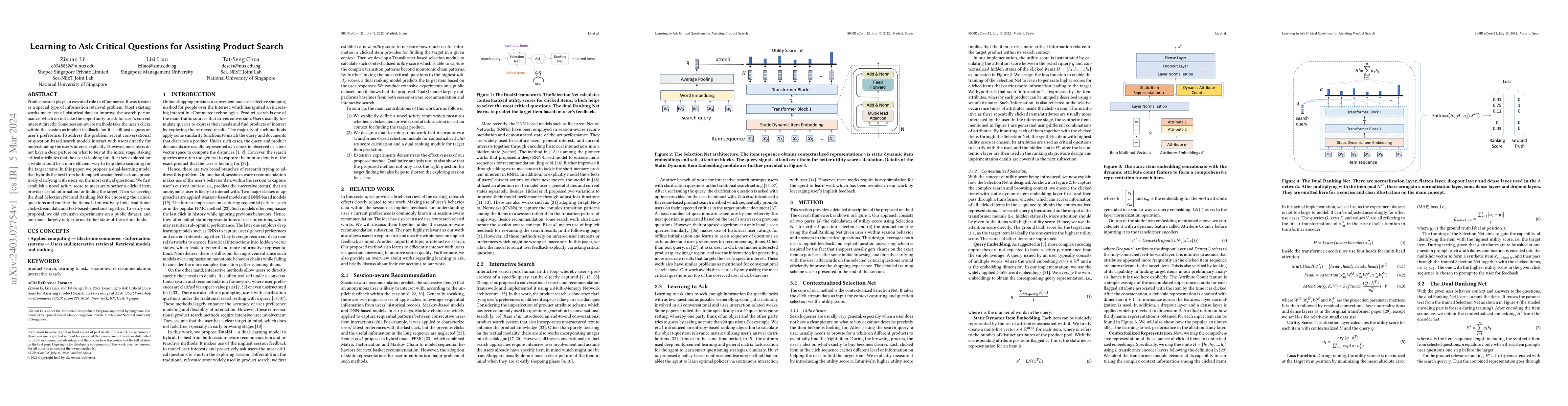 Thumbnail for Learning to Ask Critical Questions for Assisting Product Search