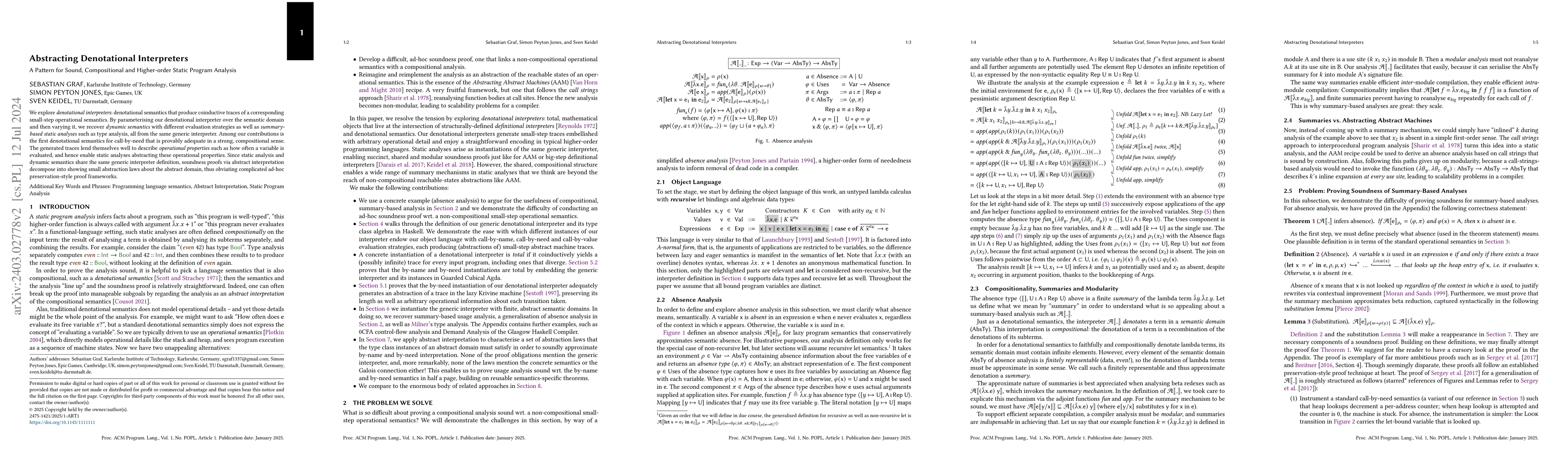 Thumbnail for Abstracting Denotational Interpreters