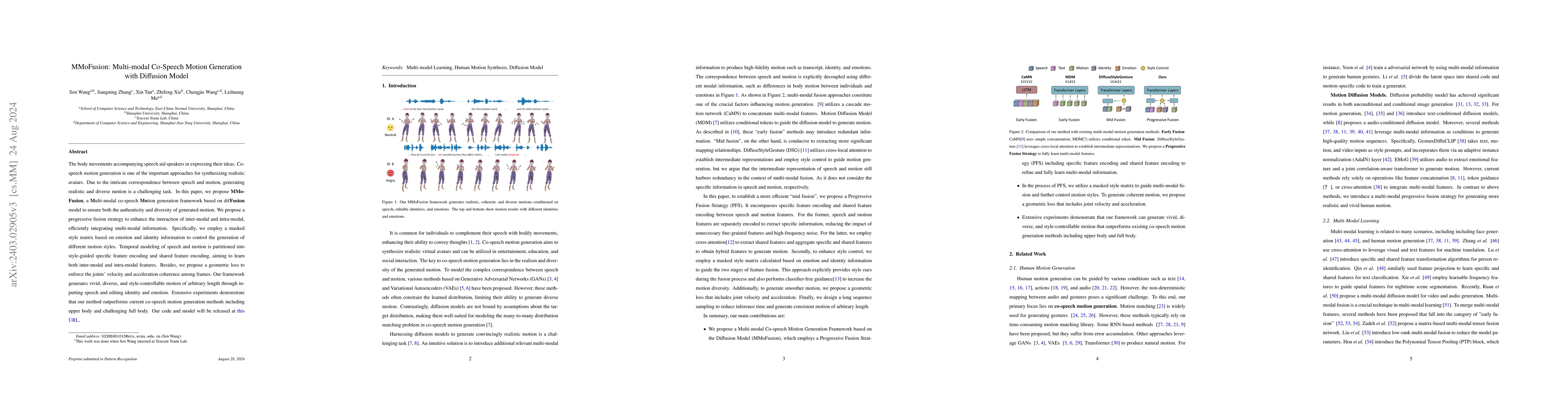 Thumbnail for MMoFusion: Multi-modal Co-Speech Motion Generation with Diffusion Model