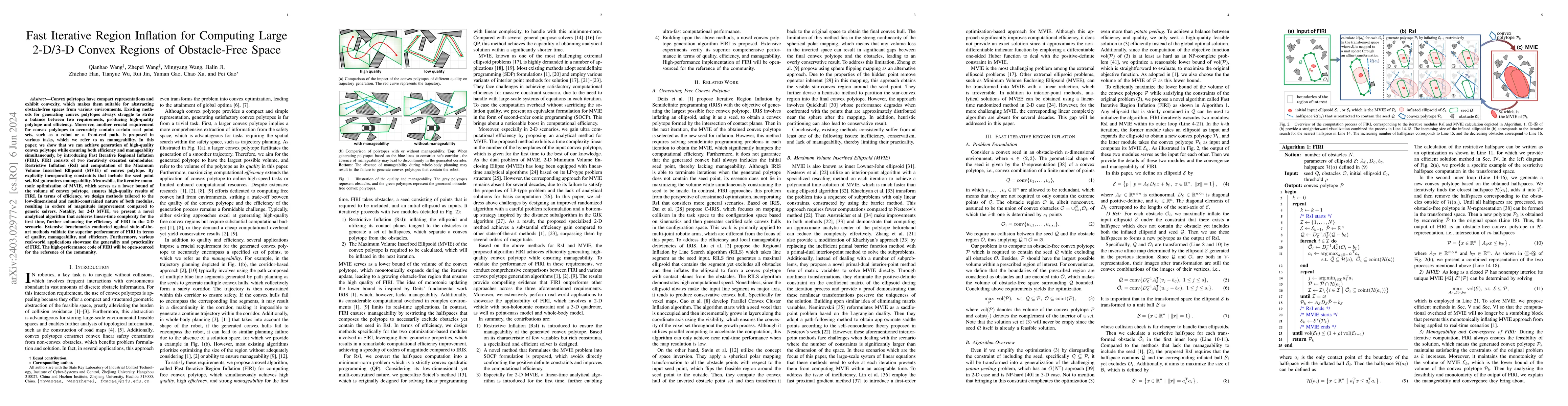 Thumbnail for Fast Iterative Region Inflation for Computing Large 2-D/3-D Convex
  Regions of Obstacle-Free Space