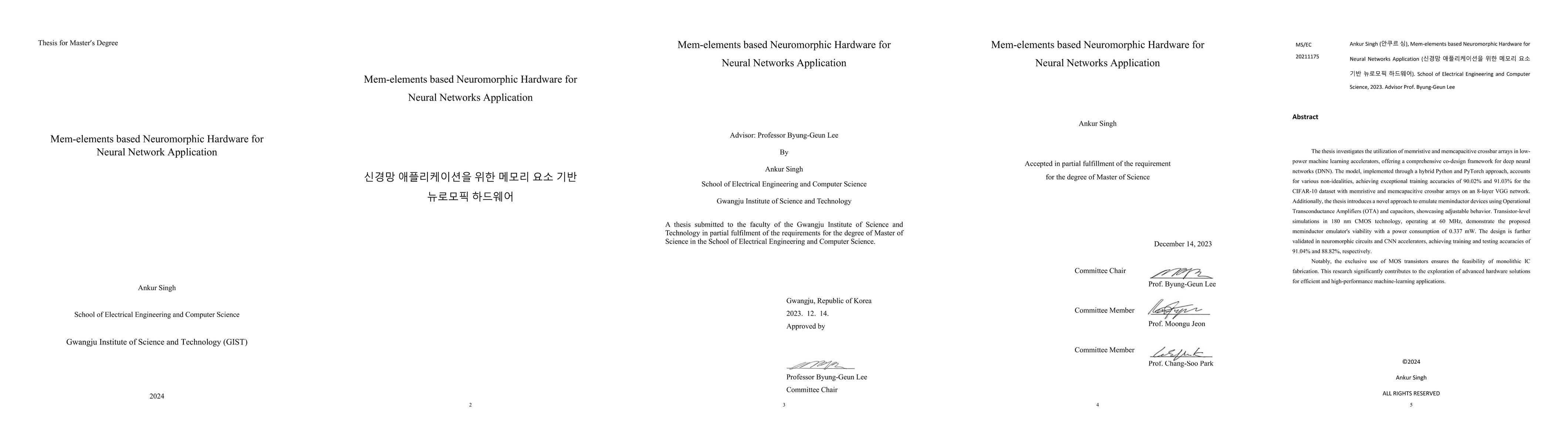 Thumbnail for Mem-elements based Neuromorphic Hardware for Neural Network Application