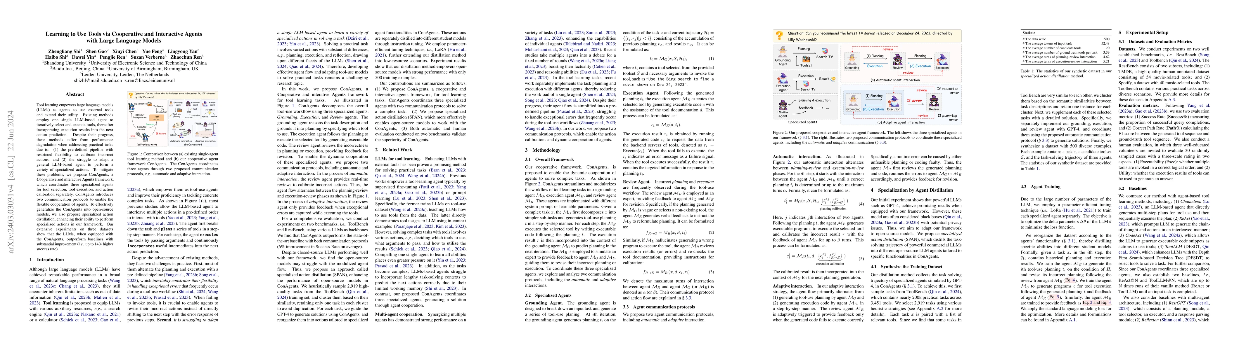 Thumbnail for Learning to Use Tools via Cooperative and Interactive Agents