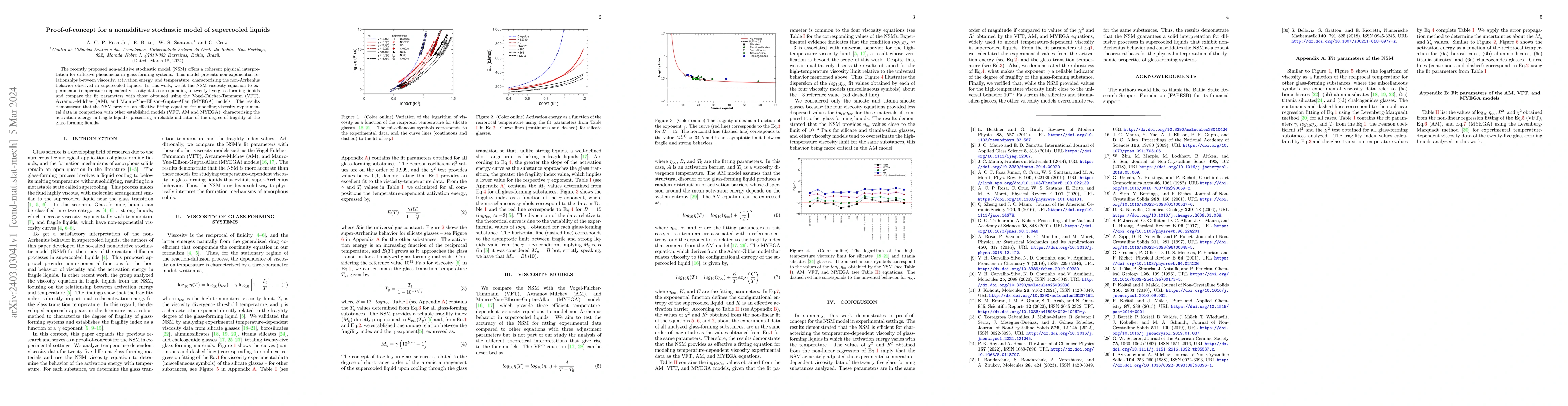 Thumbnail for Proof-of-concept for a nonadditive stochastic model of supercooled
  liquids