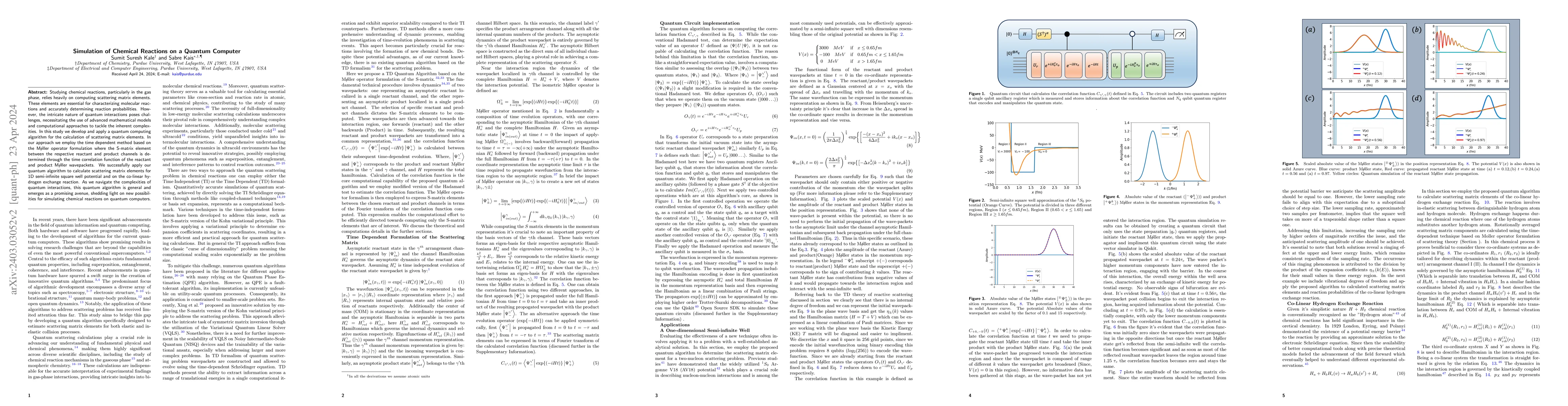 Thumbnail for Simulation of Chemical Reactions on a Quantum Computer