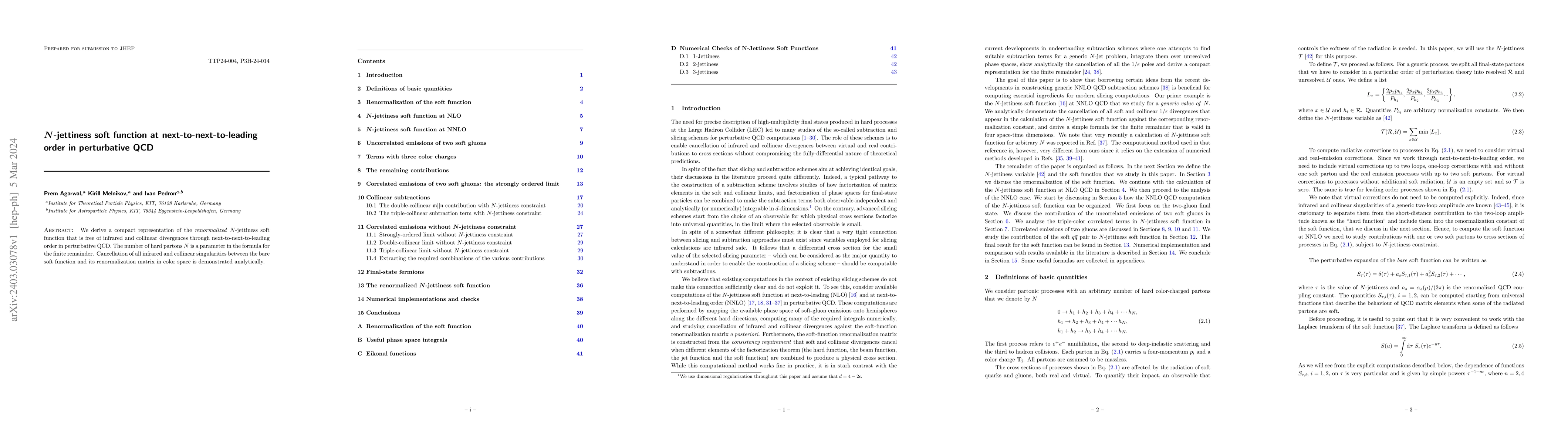 Thumbnail for $N$-jettiness soft function at next-to-next-to-leading order in
  perturbative QCD