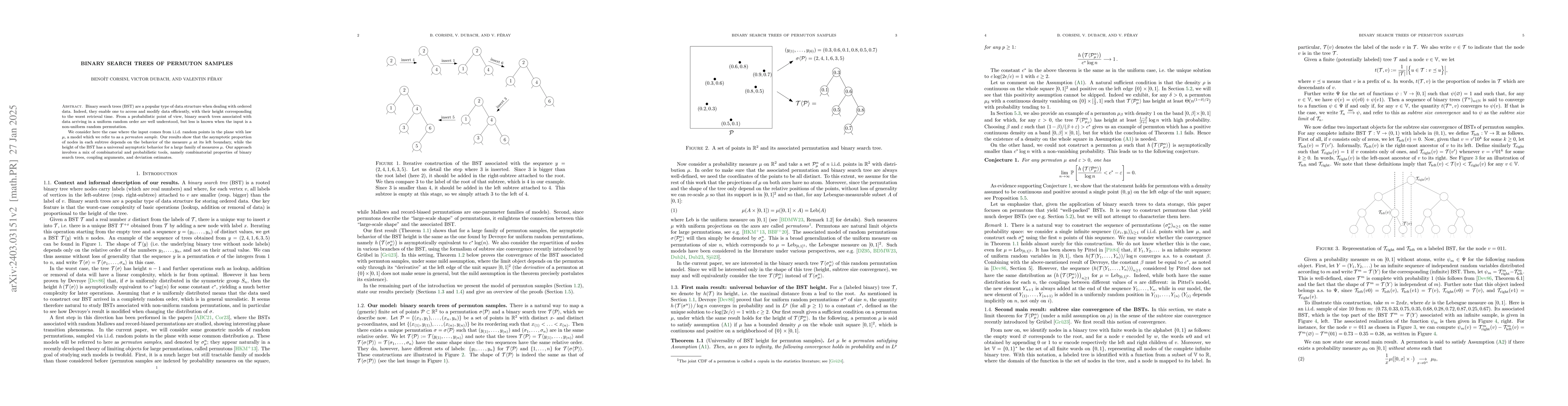 Thumbnail for Binary search trees of permuton samples