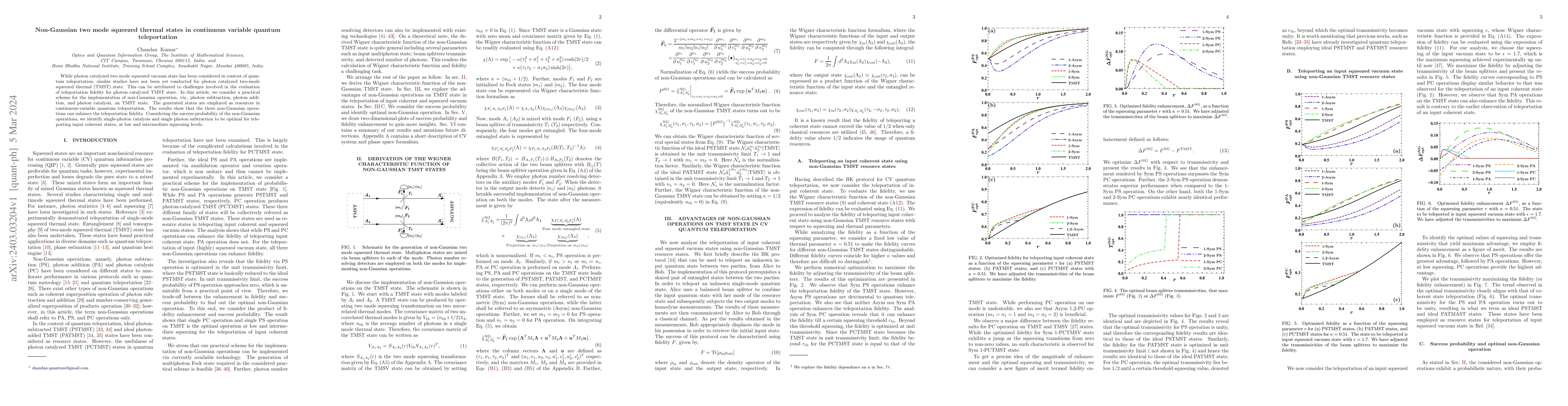 Thumbnail for Non-Gaussian two mode squeezed thermal states in continuous variable
  quantum teleportation