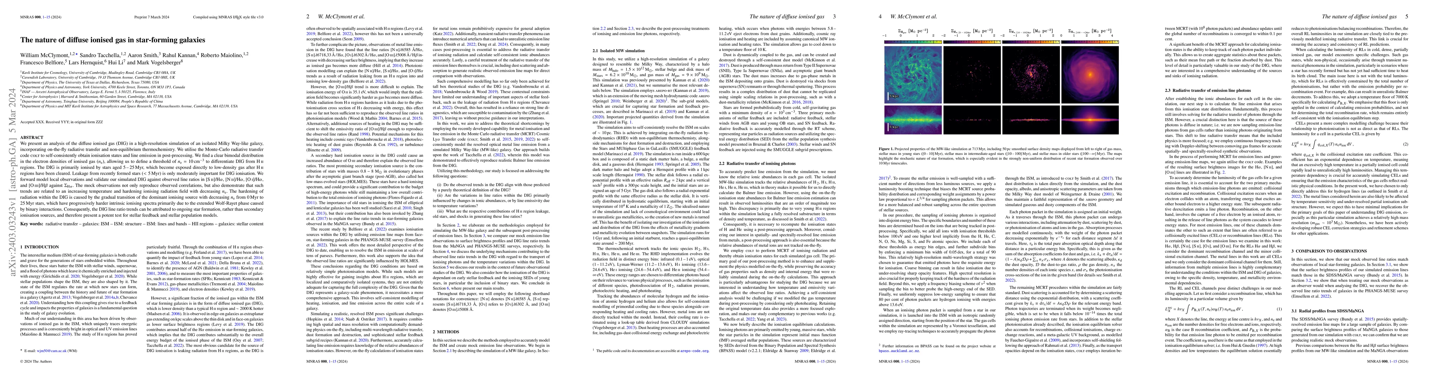 Thumbnail for The nature of diffuse ionised gas in star-forming galaxies