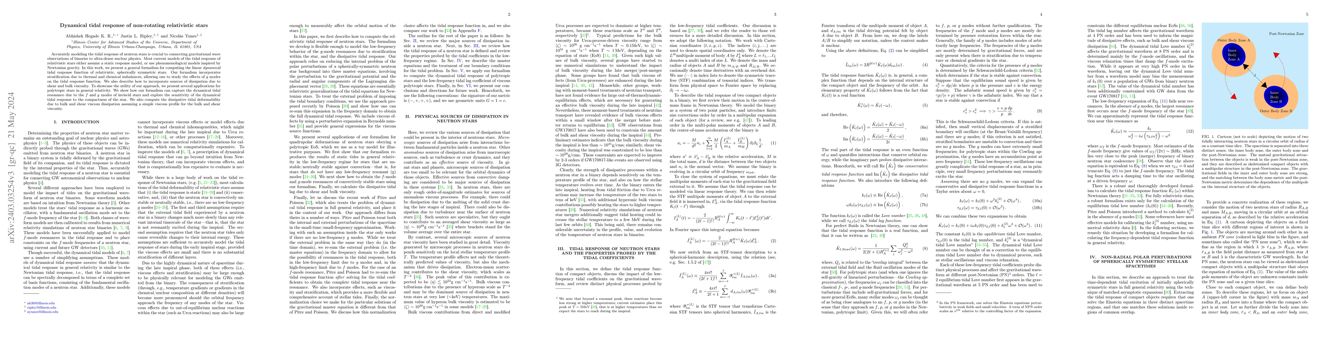 Thumbnail for Dynamical tidal response of non-rotating relativistic stars