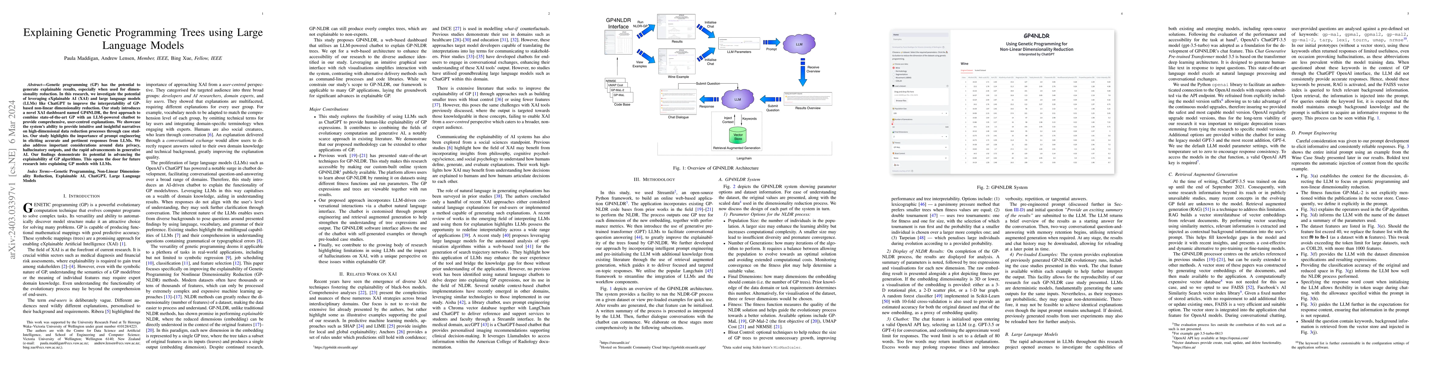 Thumbnail for Explaining Genetic Programming Trees using Large Language Models