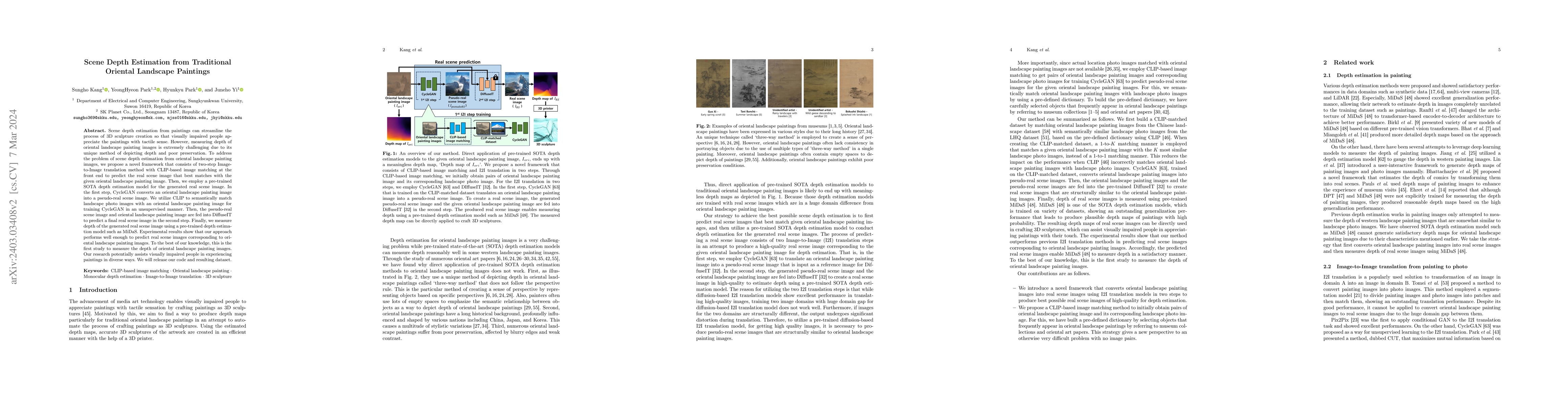 Thumbnail for Scene Depth Estimation from Traditional Oriental Landscape Paintings