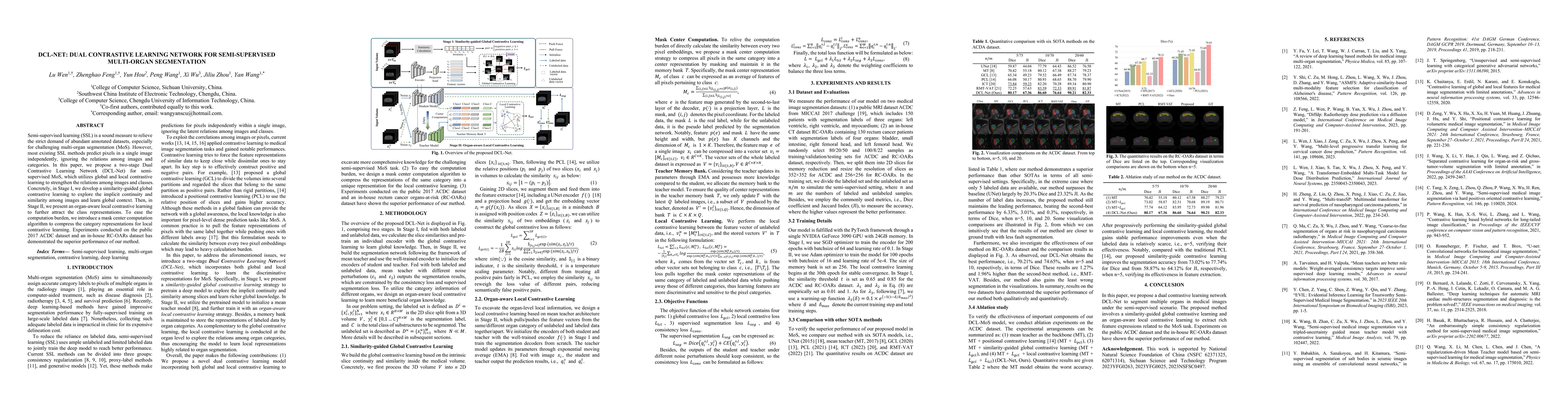 Thumbnail for Dcl-Net: Dual Contrastive Learning Network for Semi-Supervised
  Multi-Organ Segmentation