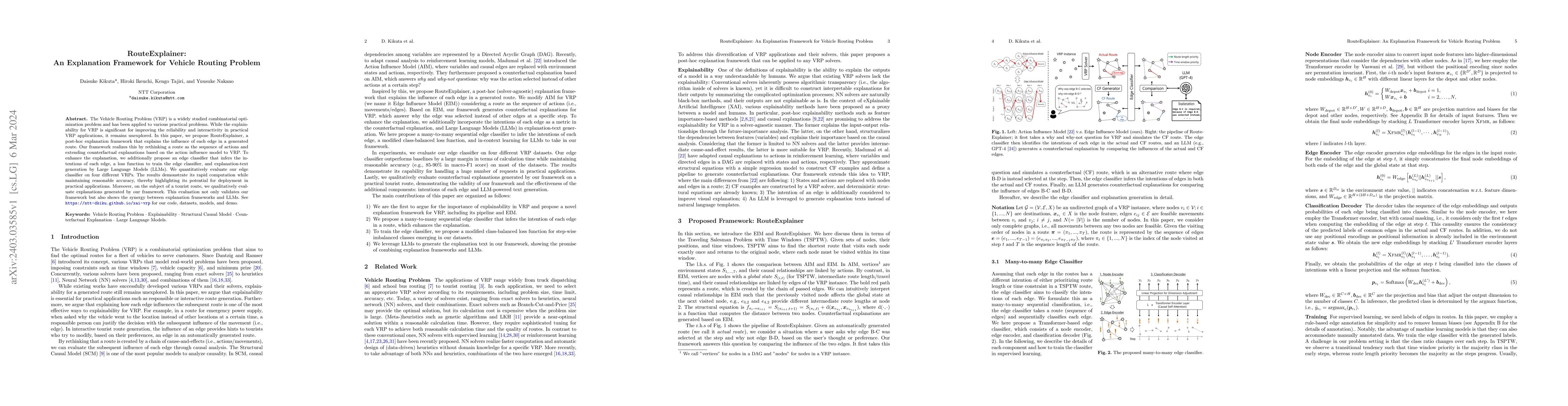 Thumbnail for RouteExplainer: An Explanation Framework for Vehicle Routing Problem