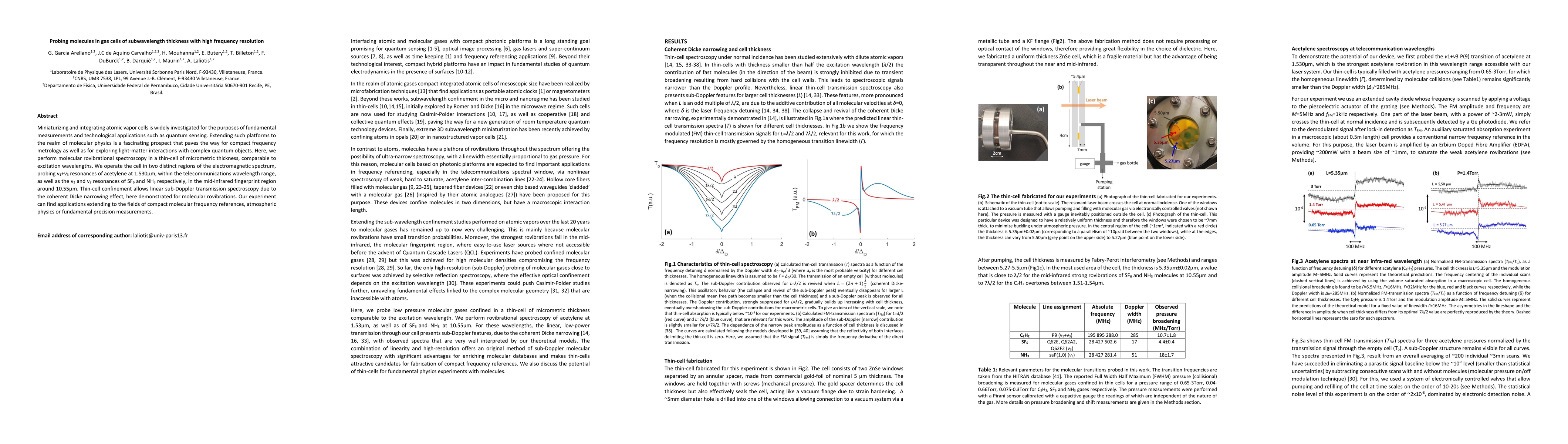 Thumbnail for Probing molecules in gas cells of subwavelength thickness with high
  frequency resolution