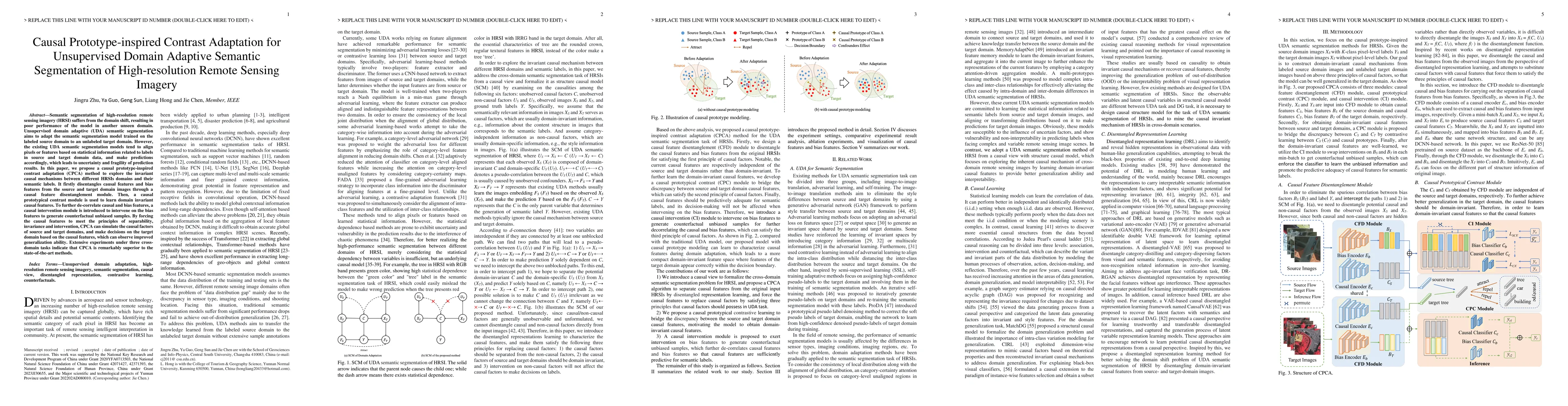 Thumbnail for Causal Prototype-inspired Contrast Adaptation for Unsupervised Domain
  Adaptive Semantic Segmentation of High-resolution Remote Sensing Imagery