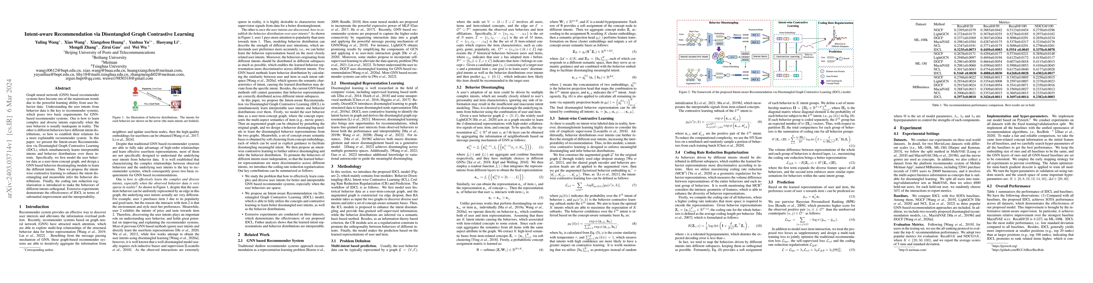 Thumbnail for Intent-aware Recommendation via Disentangled Graph Contrastive Learning