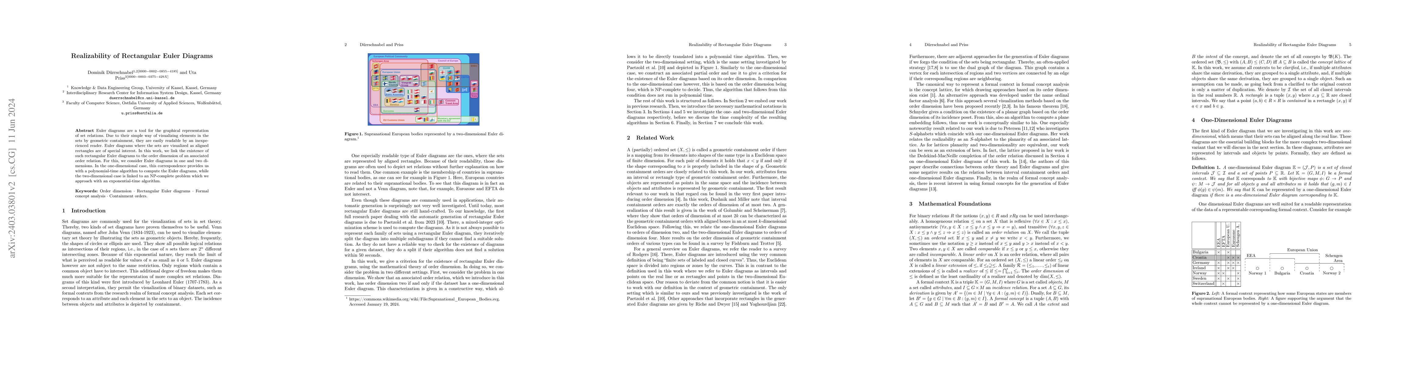 Thumbnail for Realizability of Rectangular Euler Diagrams