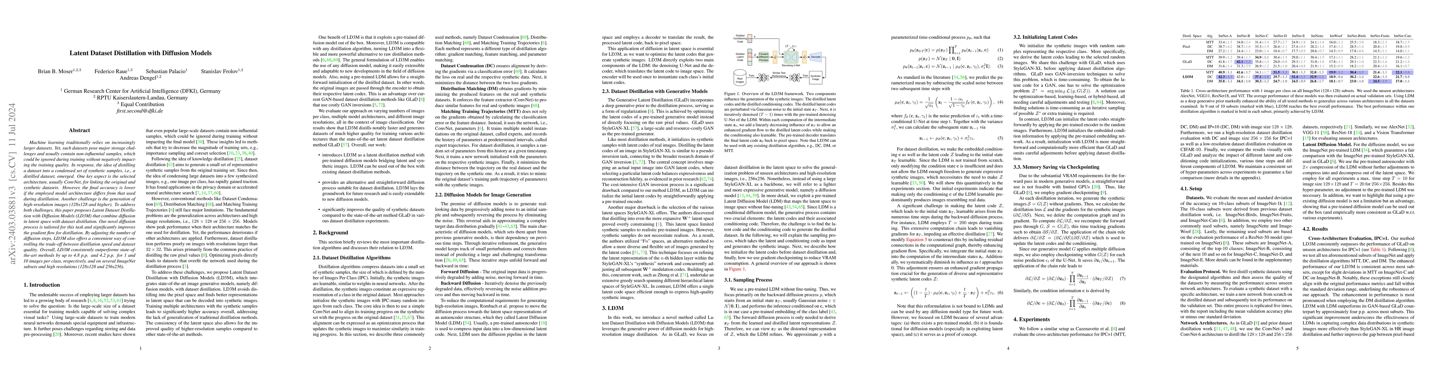Thumbnail for Latent Dataset Distillation with Diffusion Models