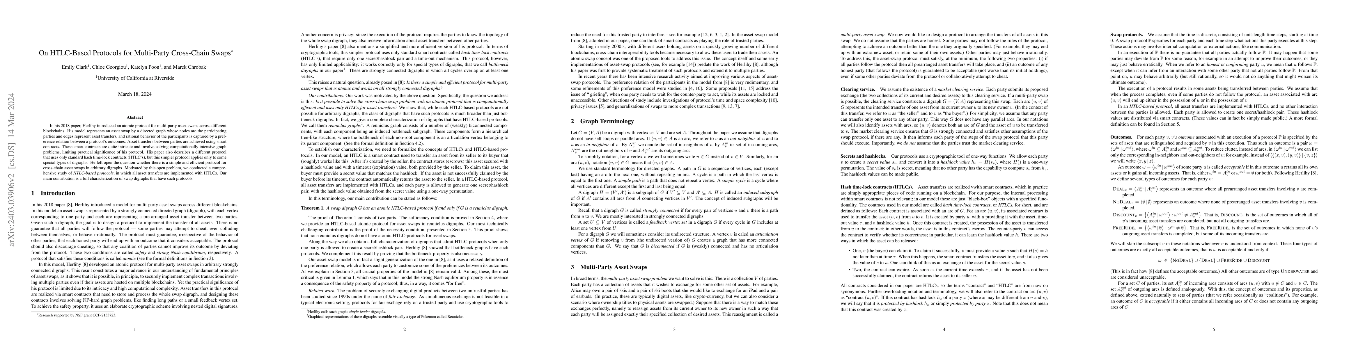 Thumbnail for On HTLC-Based Protocols for Multi-Party Cross-Chain Swaps