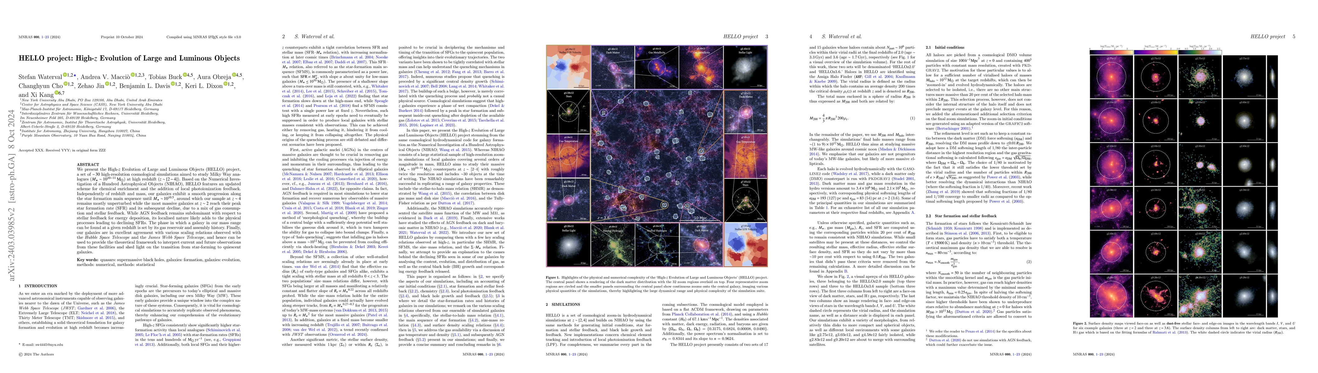 Thumbnail for HELLO project: High-$z$ Evolution of Large and Luminous Objects