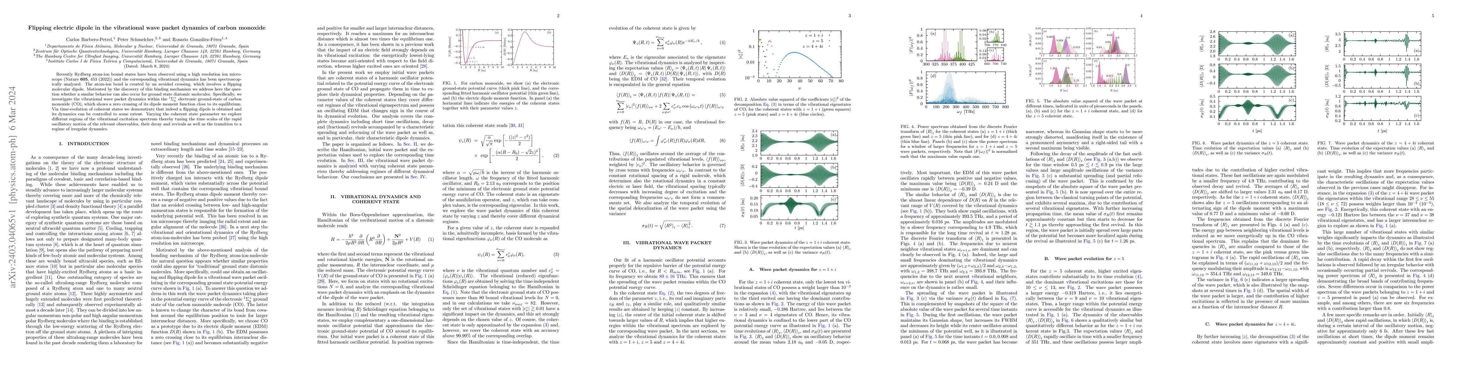 Thumbnail for Flipping electric dipole in the vibrational wave packet dynamics of
  carbon monoxide