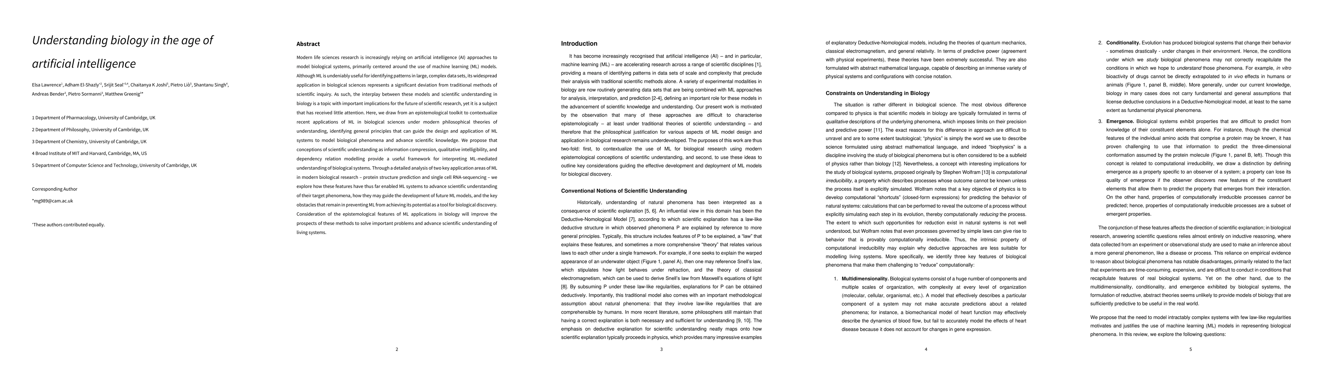 Thumbnail for Understanding Biology in the Age of Artificial Intelligence