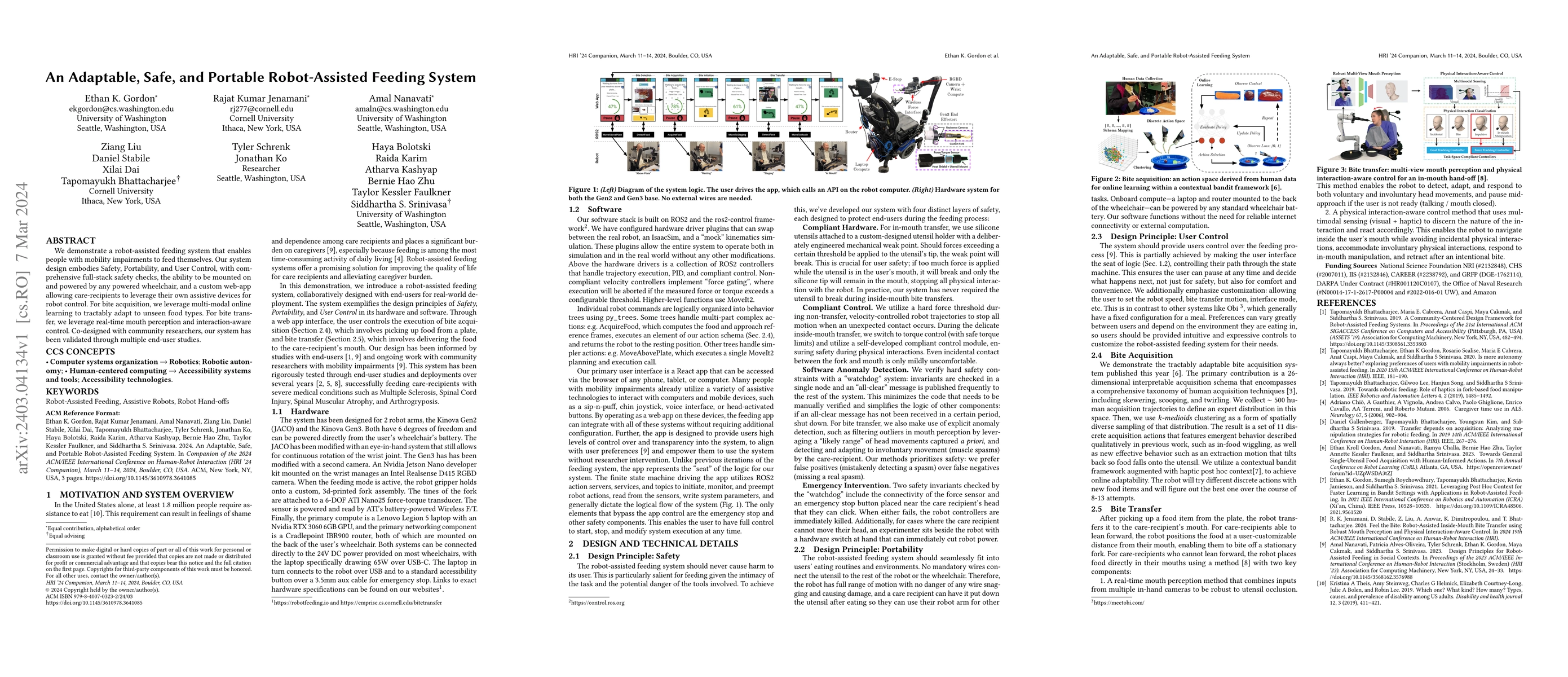 Thumbnail for An Adaptable, Safe, and Portable Robot-Assisted Feeding System