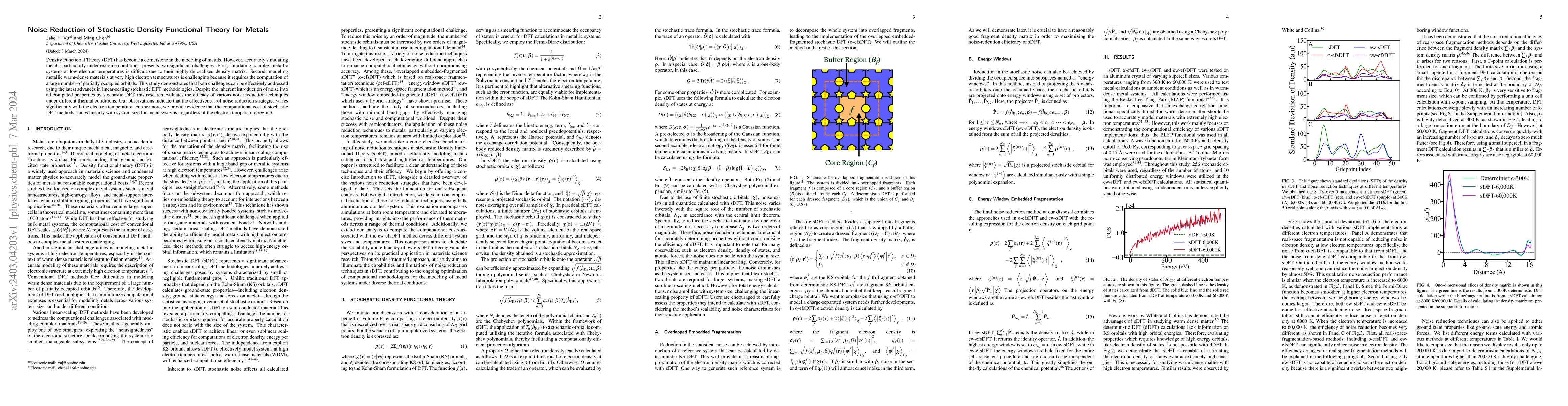 Thumbnail for Noise Reduction of Stochastic Density Functional Theory for Metals