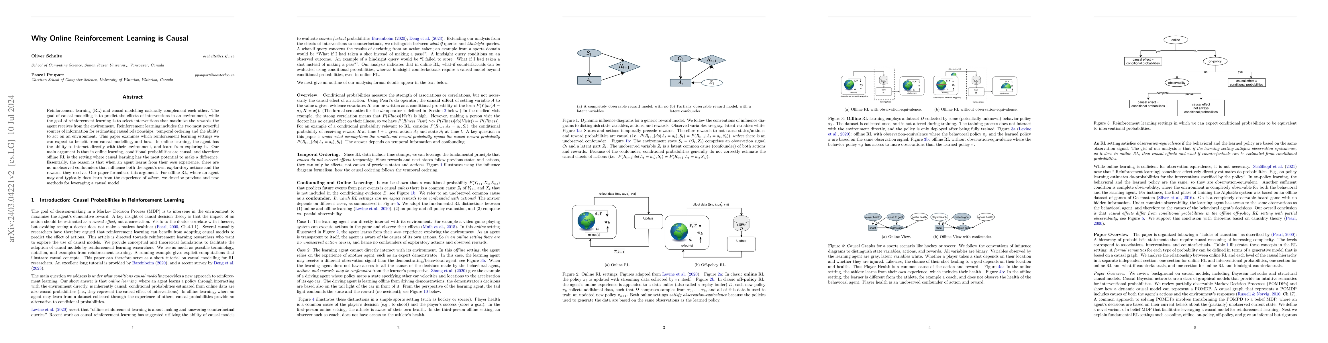 Thumbnail for Why Online Reinforcement Learning is Causal