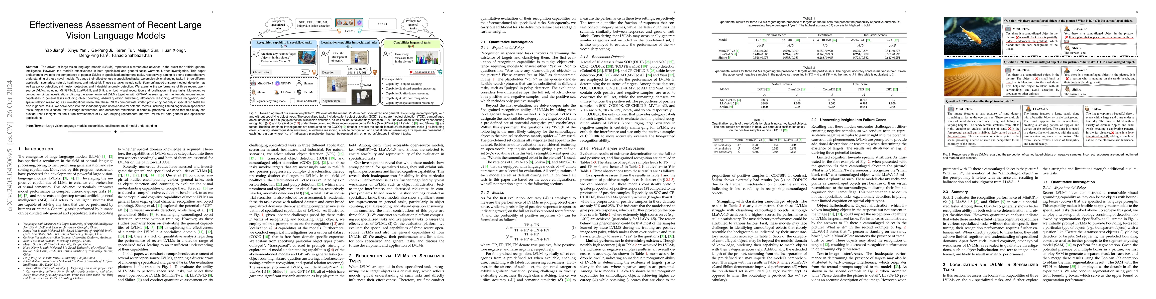 Thumbnail for Effectiveness Assessment of Recent Large Vision-Language Models