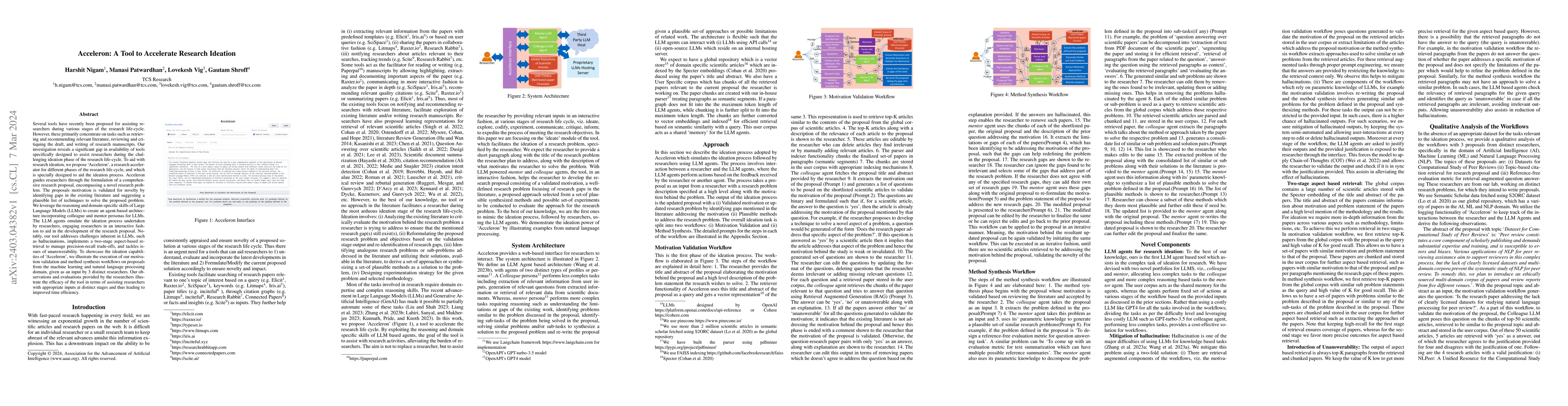 Thumbnail for Acceleron: A Tool to Accelerate Research Ideation