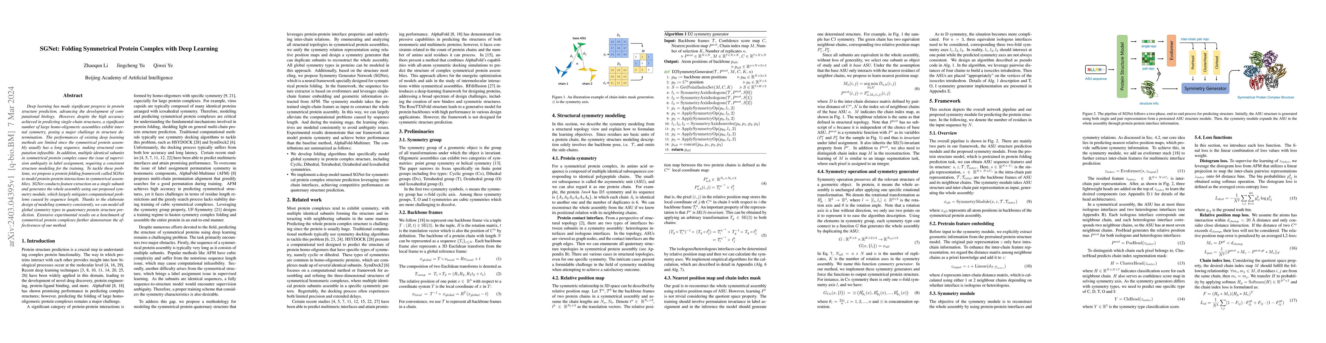Thumbnail for SGNet: Folding Symmetrical Protein Complex with Deep Learning
