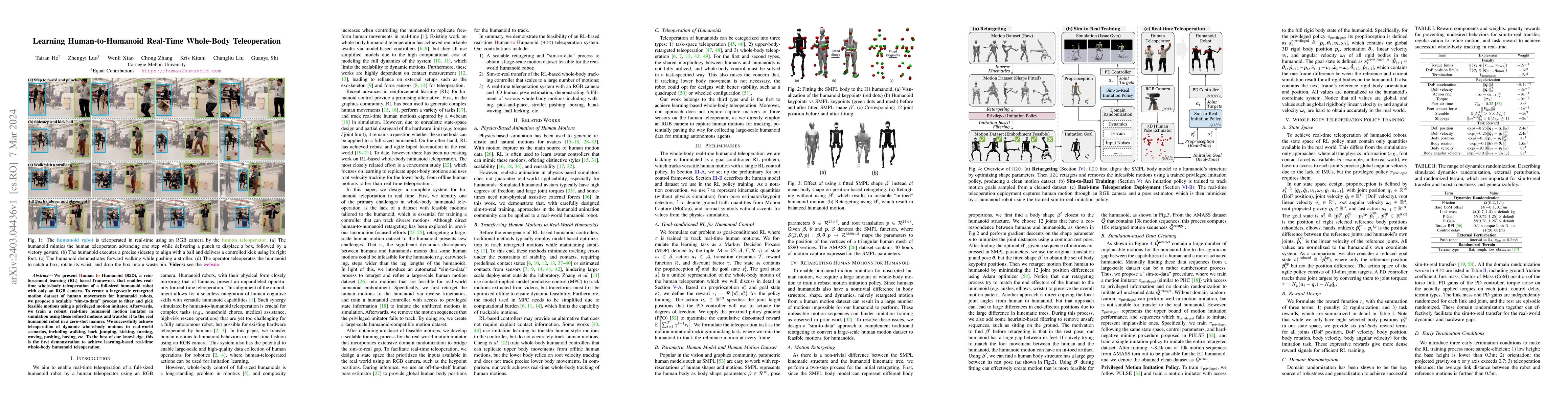 Thumbnail for Learning Human-to-Humanoid Real-Time Whole-Body Teleoperation
