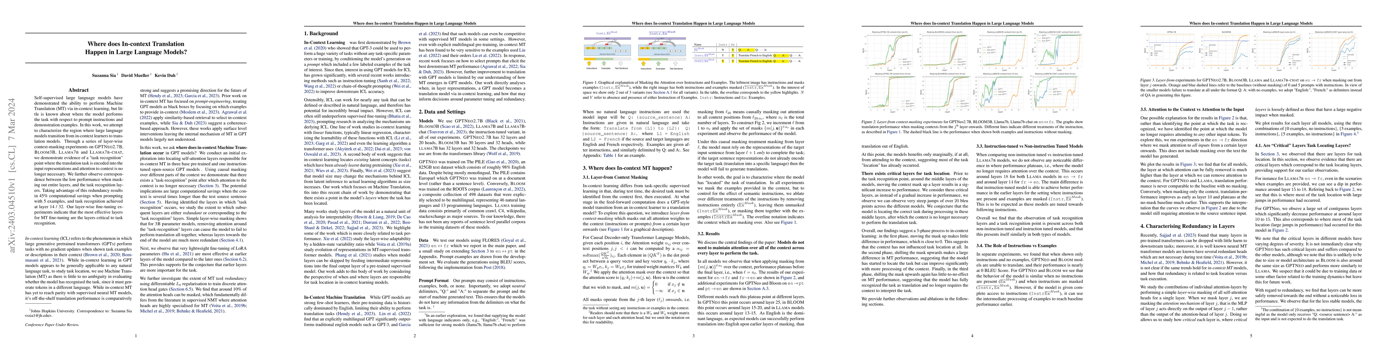 Thumbnail for Where does In-context Translation Happen in Large Language Models