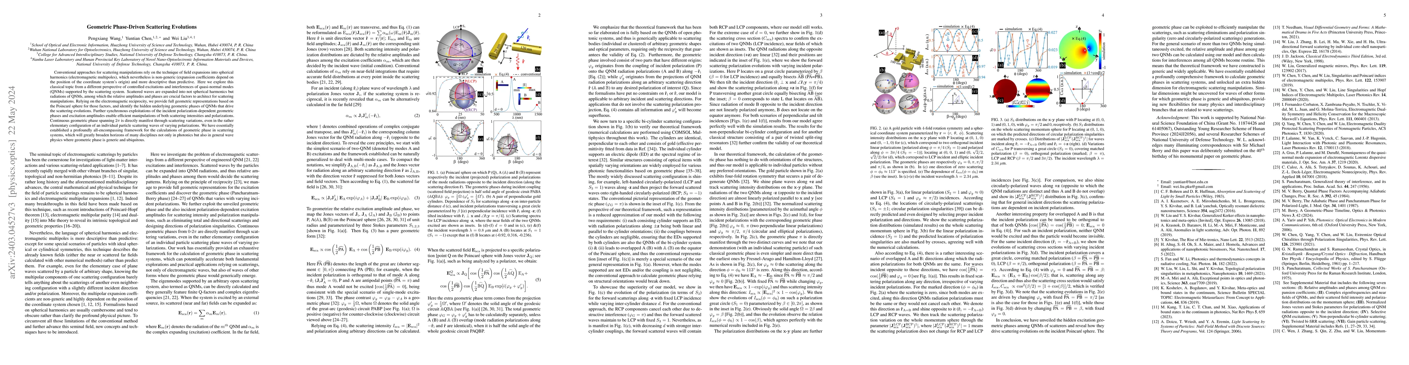 Thumbnail for Geometric Phase-Driven Scattering Evolutions