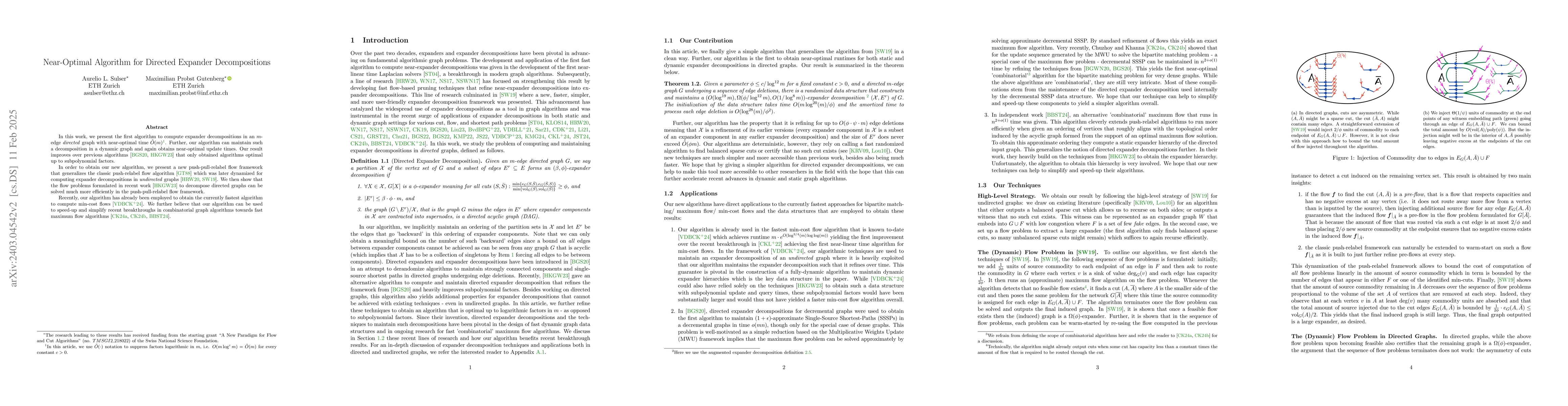 Thumbnail for A Simple and Near-Optimal Algorithm for Directed Expander Decompositions