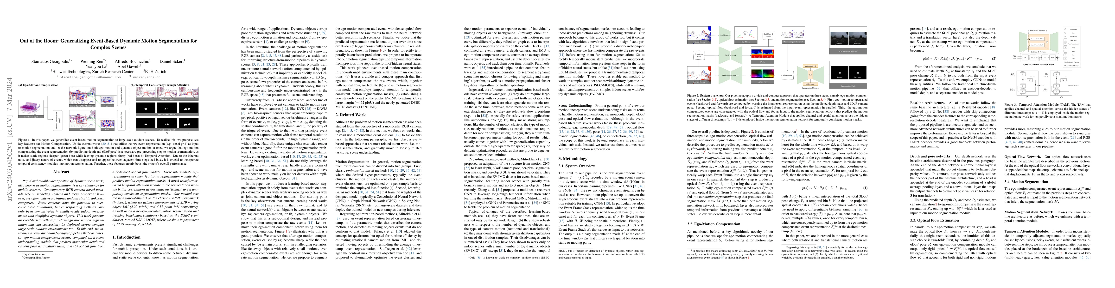 Thumbnail for Out of the Room: Generalizing Event-Based Dynamic Motion Segmentation
  for Complex Scenes