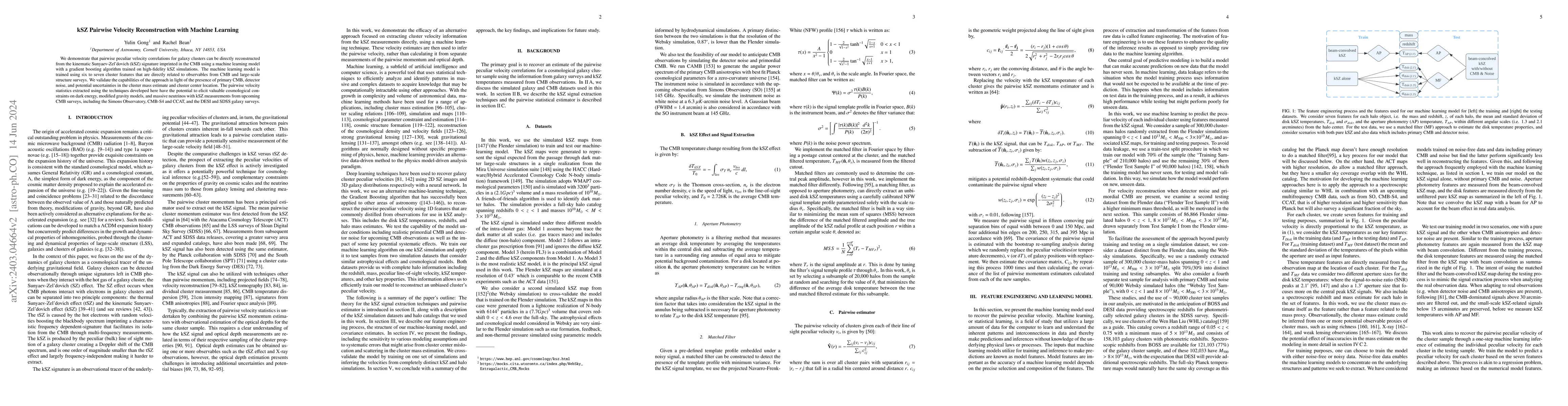 Thumbnail for kSZ Pairwise Velocity Reconstruction with Machine Learning