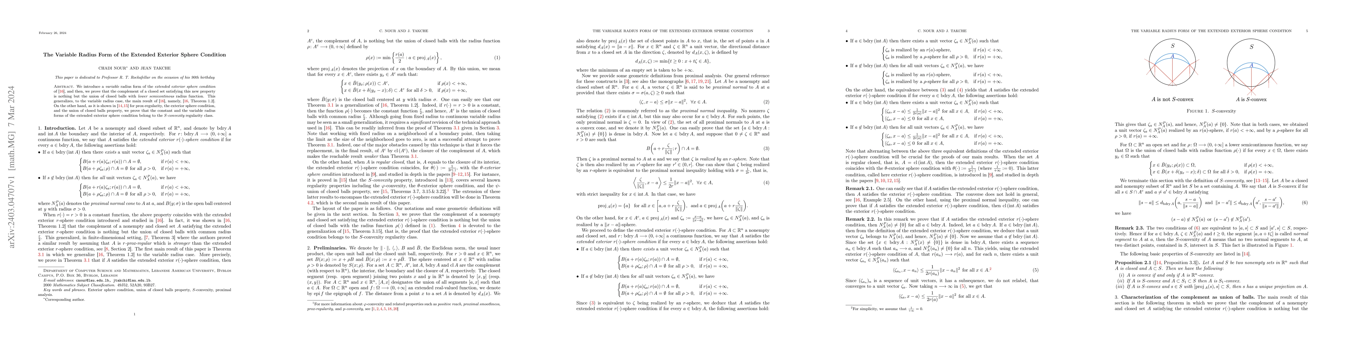 Thumbnail for The Variable Radius Form of the Extended Exterior Sphere Condition