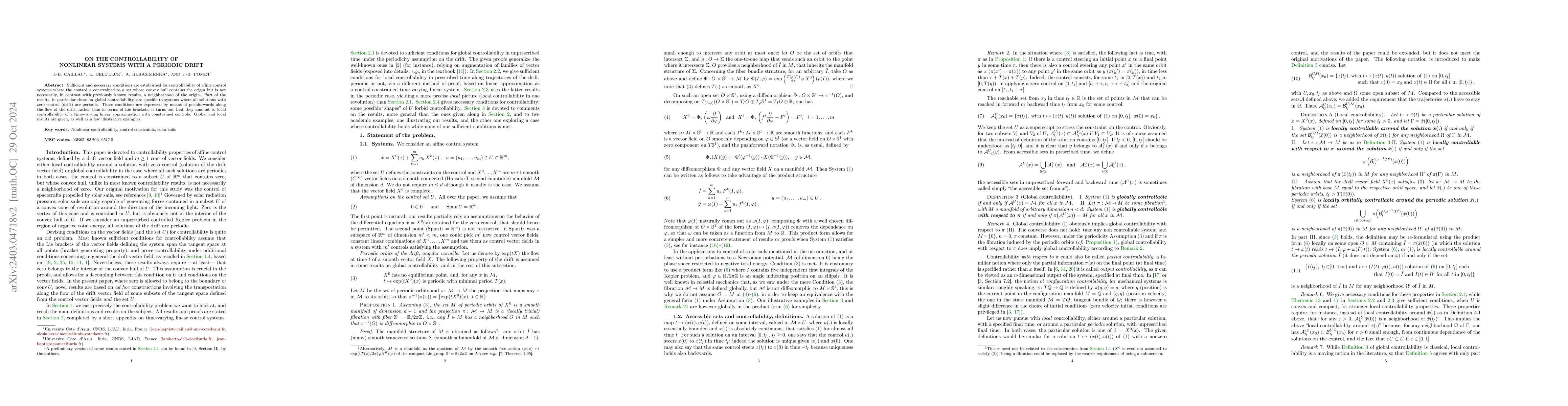 Thumbnail for On the controllability of nonlinear systems with a periodic drift