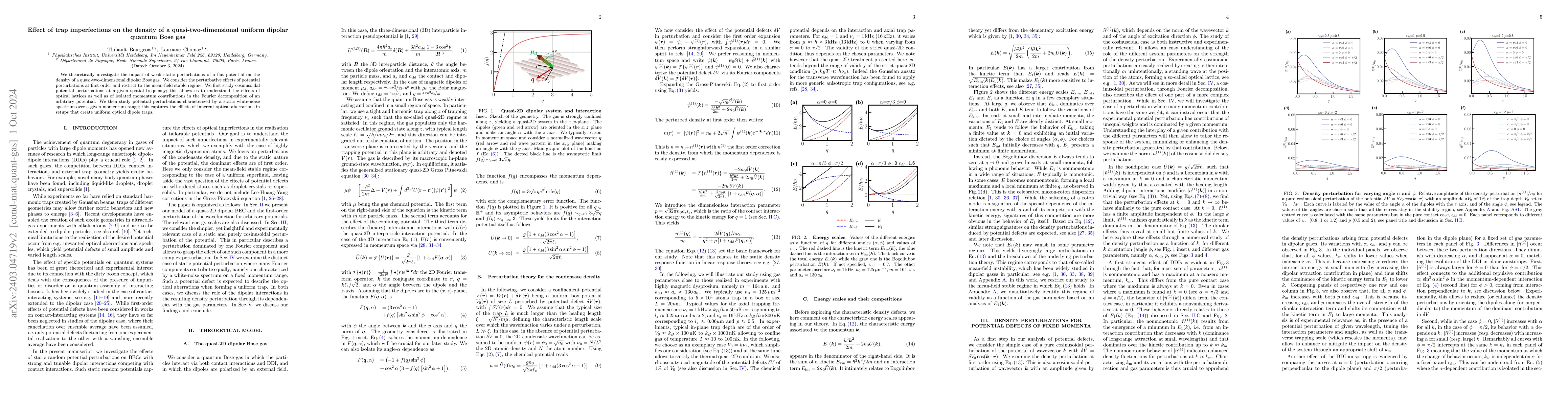 Thumbnail for How is the density of quasi-two-dimensional uniform dipolar quantum Bose
  gases affected by trap imperfections?