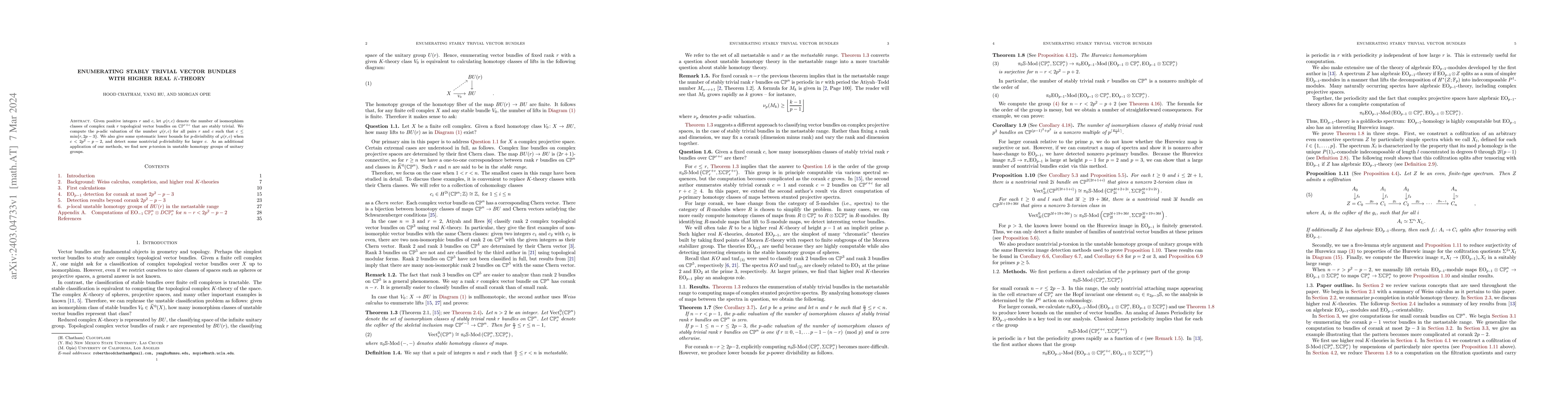 Thumbnail for Enumerating stably trivial vector bundles with higher real $K$-theory