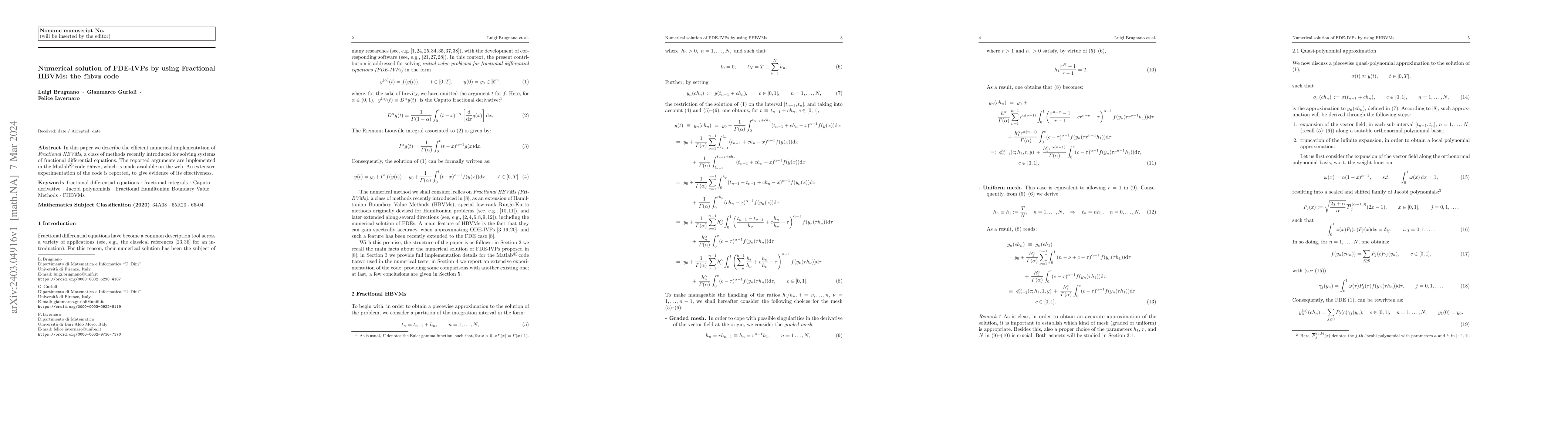 Thumbnail for Numerical solution of FDE-IVPs by using Fractional HBVMs: the fhbvm code