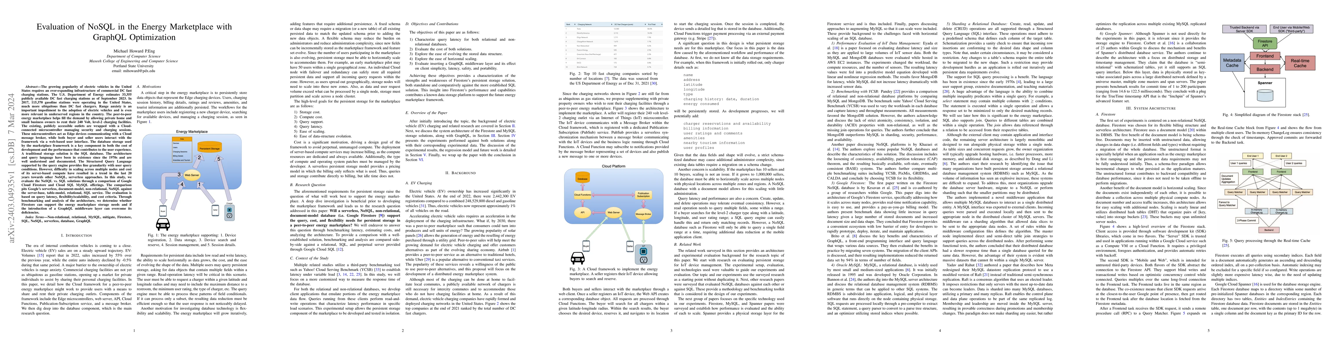 Thumbnail for Evaluation of NoSQL in the Energy Marketplace with GraphQL Optimization